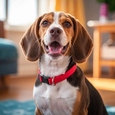 French Bulldog being gently groomed by owner